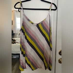 Torrid Multi Color Strip Tank Top